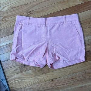 J CREW light pink shorts